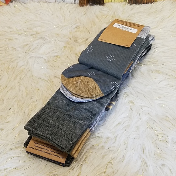 Lucky Brand Crew Socks Mens Size 13-16 4 Pack - Picture 5 of 6